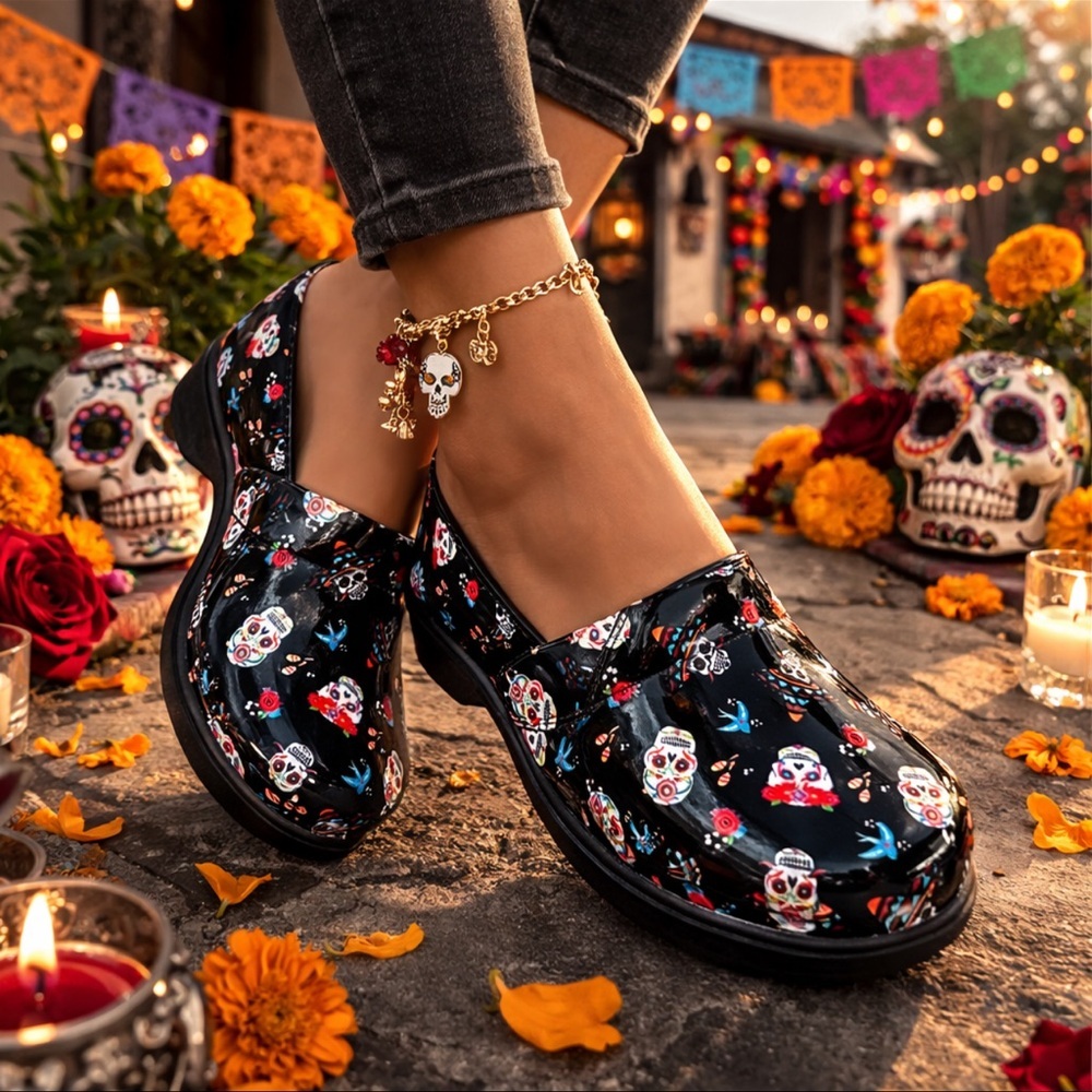 SUGAR SKULL Clogs